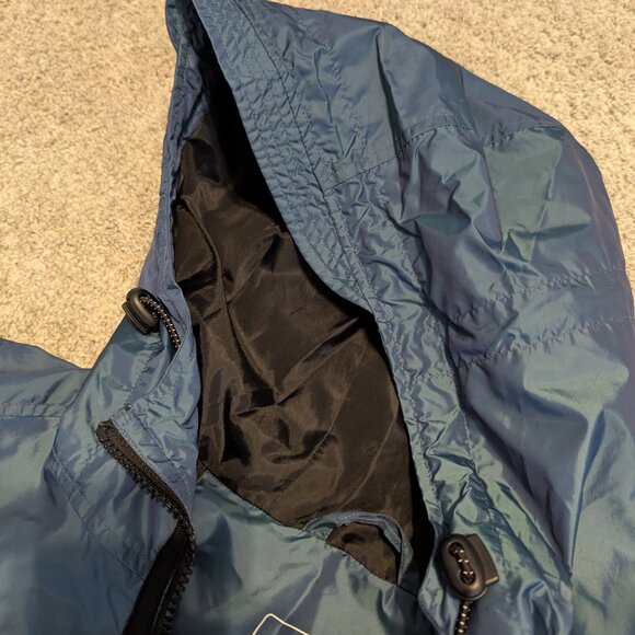 American Eagle men's lightweight windbreaker, dark teal, large - Picture 3 of 4